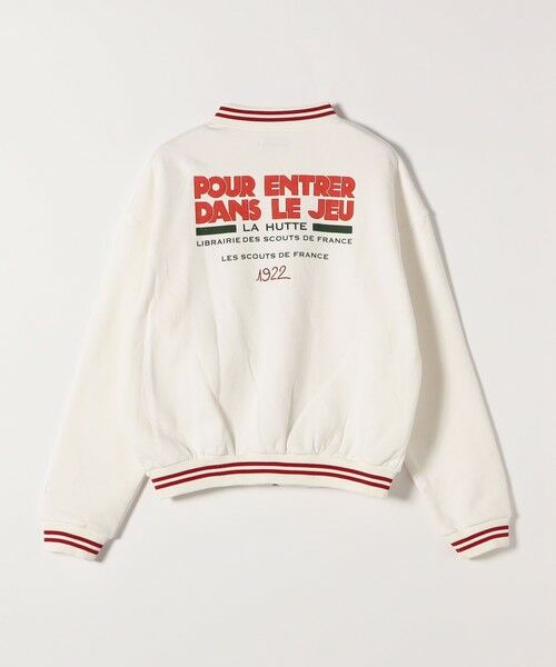 SHIPS / シップス ブルゾン | 【SHIPS any別注】La Hutte:〈洗濯機可能〉裏起毛 ロゴ ジップ ブルゾン | 詳細12