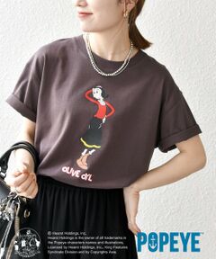 SHIPS for women / シップスウィメン SHIPS any:〈洗濯機可能〉OLIVE OYL(TM) プリント TEE SHIPS any:〈洗濯機可能〉OLIVE OYL(TM) プリント TEE（Tシャツ