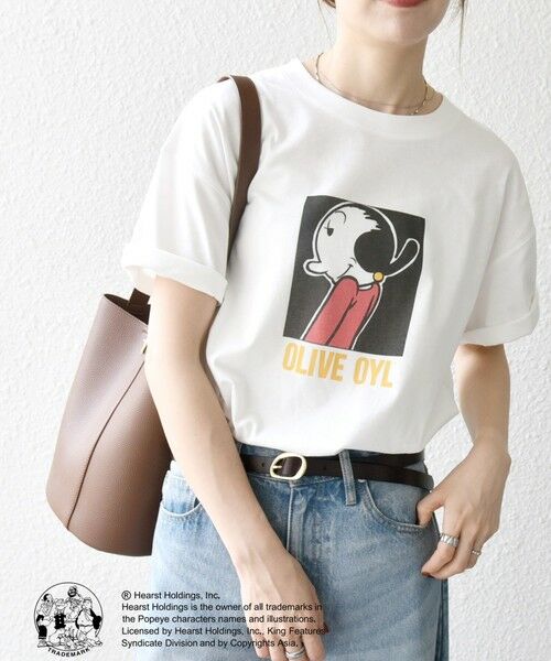 SHIPS / シップス Tシャツ | SHIPS any:〈洗濯機可能〉OLIVE OYL(TM) プリント TEE | 詳細3
