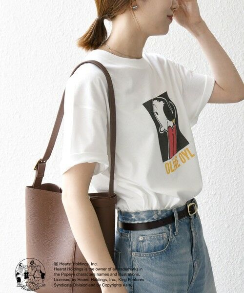 SHIPS / シップス Tシャツ | SHIPS any:〈洗濯機可能〉OLIVE OYL(TM) プリント TEE | 詳細5