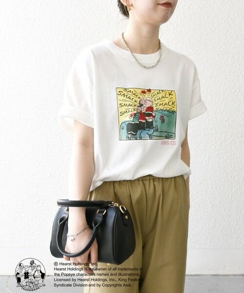 SHIPS / シップス Tシャツ | SHIPS any:〈洗濯機可能〉OLIVE OYL(TM) プリント TEE | 詳細12