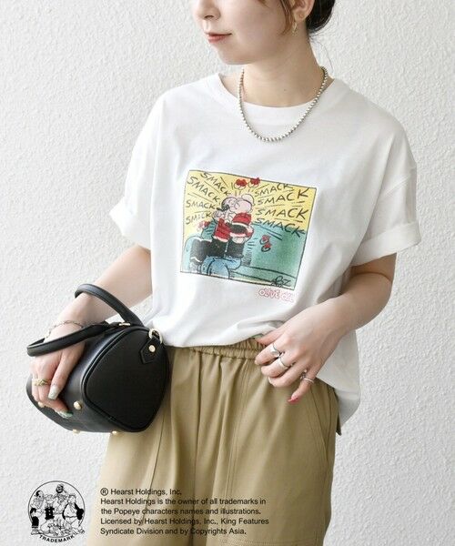 SHIPS / シップス Tシャツ | SHIPS any:〈洗濯機可能〉OLIVE OYL(TM) プリント TEE | 詳細14
