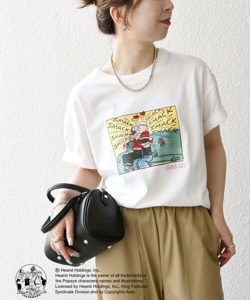 SHIPS / シップス Tシャツ | SHIPS any:〈洗濯機可能〉OLIVE OYL(TM) プリント TEE | 詳細15
