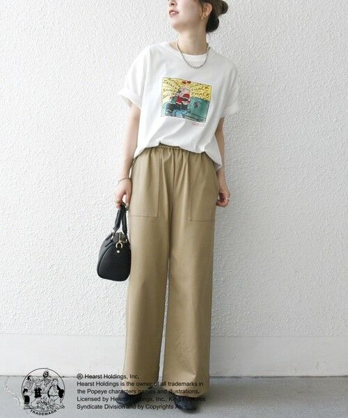 SHIPS / シップス Tシャツ | SHIPS any:〈洗濯機可能〉OLIVE OYL(TM) プリント TEE | 詳細10