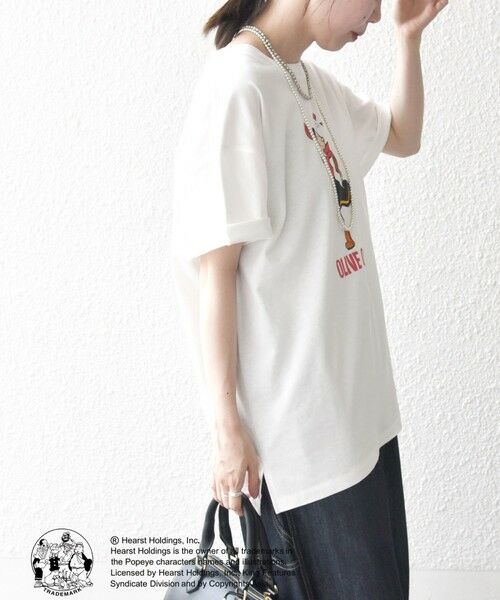 SHIPS / シップス Tシャツ | SHIPS any:〈洗濯機可能〉OLIVE OYL(TM) プリント TEE | 詳細20