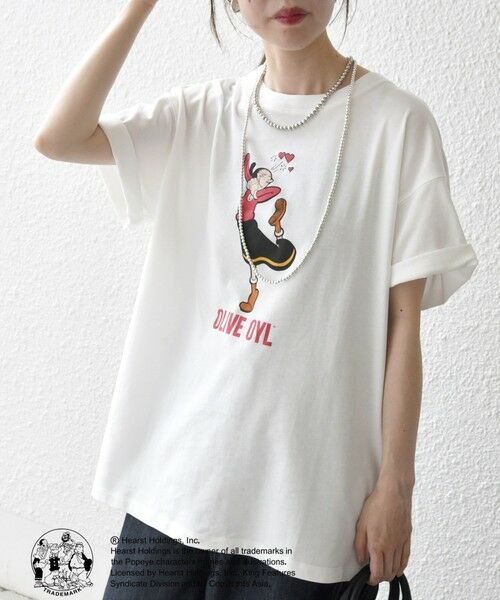 SHIPS / シップス Tシャツ | SHIPS any:〈洗濯機可能〉OLIVE OYL(TM) プリント TEE | 詳細21