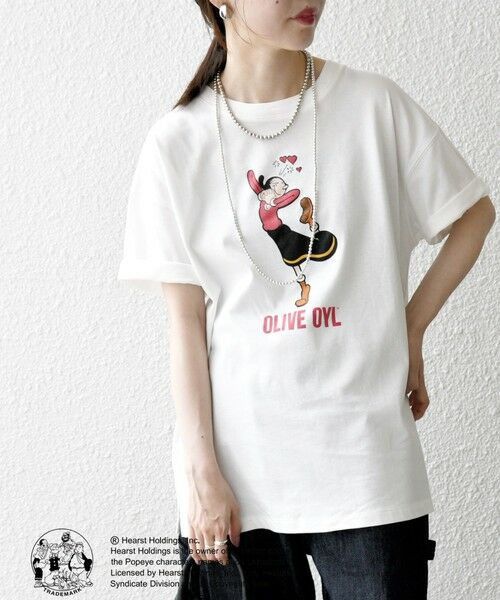 SHIPS / シップス Tシャツ | SHIPS any:〈洗濯機可能〉OLIVE OYL(TM) プリント TEE | 詳細22