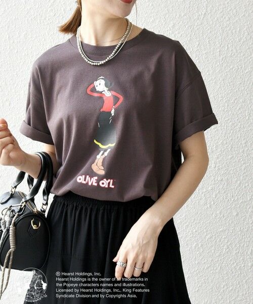 SHIPS / シップス Tシャツ | SHIPS any:〈洗濯機可能〉OLIVE OYL(TM) プリント TEE | 詳細29
