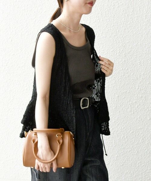 SHIPS / シップス ベスト | SHIPS any:〈手洗い可能〉フラワー メッシュ 2WAY ティアード ペプラム ベスト | 詳細2