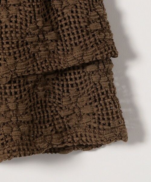 SHIPS / シップス ベスト | SHIPS any:〈手洗い可能〉フラワー メッシュ 2WAY ティアード ペプラム ベスト | 詳細25