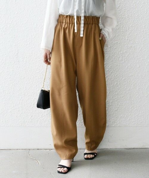 SHIPS / シップス その他パンツ | SHIPS any:〈洗濯機可能〉ウーステッド サスペンダー付き バルーン パンツ | 詳細20