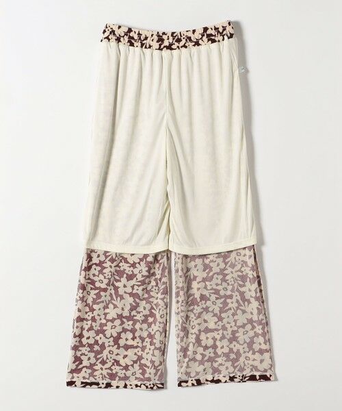 SHIPS / シップス その他パンツ | SHIPS any:〈洗濯機可能〉フラワー ポリエステル ベロア ワイド イージー パンツ | 詳細14