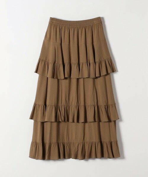SHIPS / シップス ロング・マキシ丈スカート | SHIPS any:〈洗濯機可能〉ティアード ラッフル マキシ スカート | 詳細21