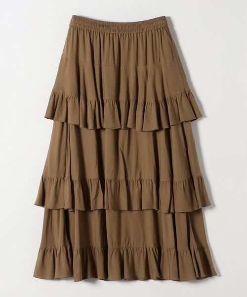 SHIPS / シップス ロング・マキシ丈スカート | SHIPS any:〈洗濯機可能〉ティアード ラッフル マキシ スカート | 詳細25