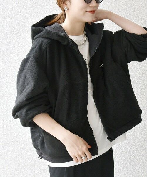 SHIPS for women/シップスウィメン 【SHIPS any別注】La Hutte:〈洗濯機可能〉リバーシブル マウンテン パーカ ブラック ONE SIZE SHIPS for women/シップスウィメン 【SHIPS any別注】La Hutte:〈洗濯機可能〉リバーシブル マウンテン パーカ ブラック ONE SIZE