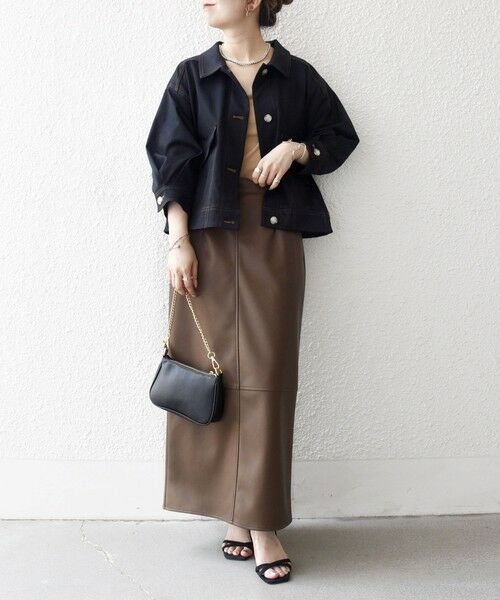 SHIPS / シップス ブルゾン | SHIPS any:〈洗濯機可能〉チノ ステッチ ショート シャツ ジャケット | 詳細1