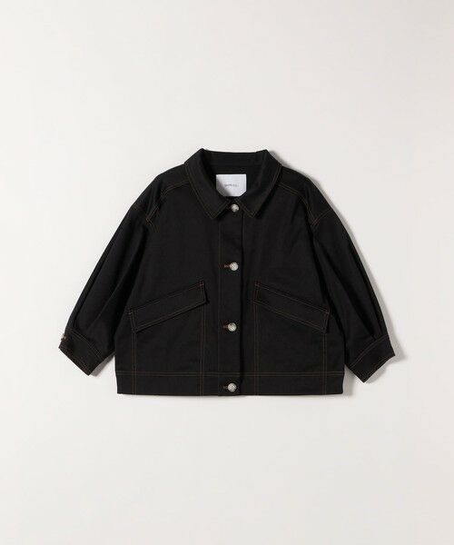 SHIPS / シップス ブルゾン | SHIPS any:〈洗濯機可能〉チノ ステッチ ショート シャツ ジャケット | 詳細14