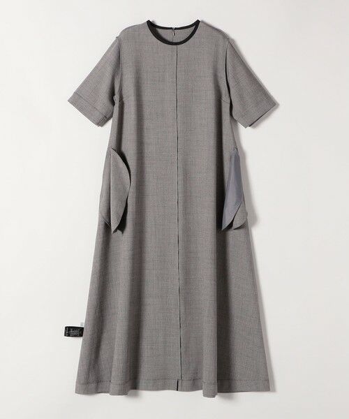 SHIPS / シップス ロング・マキシ丈ワンピース | SHIPS any:〈洗濯機可能〉ウーステッド パイピング ボタン フレア ワンピース | 詳細18