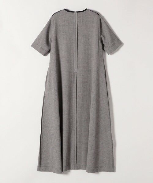 SHIPS / シップス ロング・マキシ丈ワンピース | SHIPS any:〈洗濯機可能〉ウーステッド パイピング ボタン フレア ワンピース | 詳細19