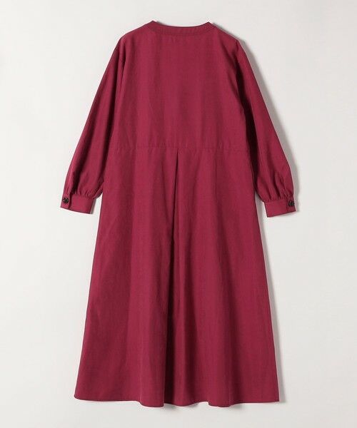 SHIPS / シップス ロング・マキシ丈ワンピース | SHIPS any:〈洗濯機可能〉ピーチスキン クルーネック ポケット フレア ワンピース | 詳細21