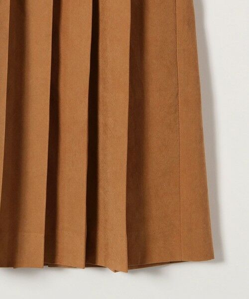 SHIPS / シップス ロング・マキシ丈ワンピース | 《一部追加予約》SHIPS any:〈洗濯機可能〉ピーチスキン サイド プリーツ バンドカラー シャツ ワンピース | 詳細12