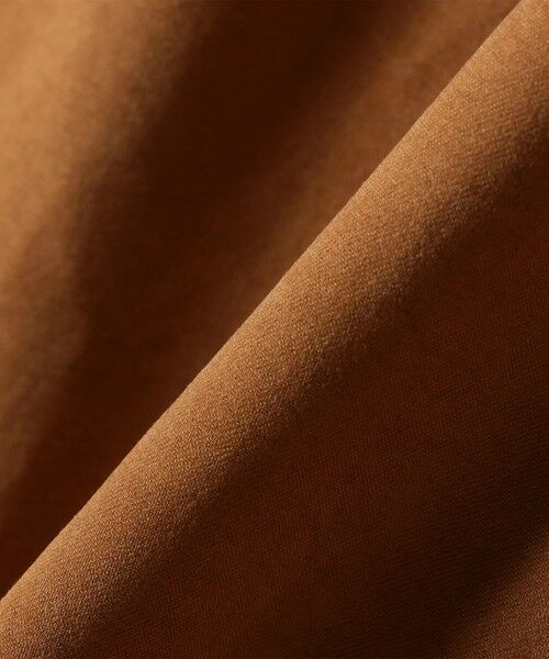 SHIPS / シップス ロング・マキシ丈ワンピース | 《一部追加予約》SHIPS any:〈洗濯機可能〉ピーチスキン サイド プリーツ バンドカラー シャツ ワンピース | 詳細16