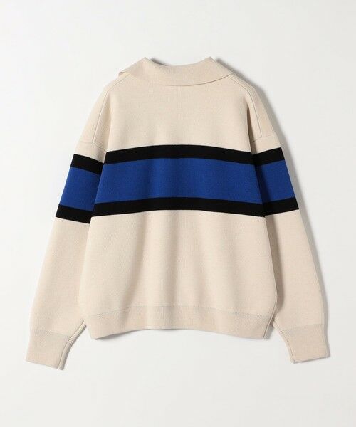 SHIPS / シップス ニット・セーター | SHIPS any:〈手洗い可能〉パネル ボーダー スキッパー ニット プルオーバー | 詳細11