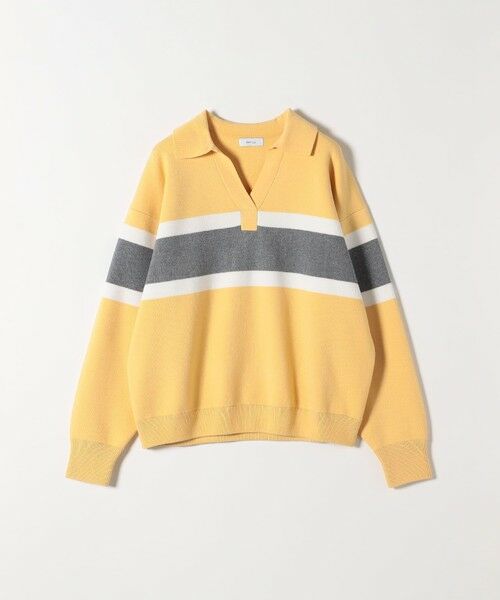 SHIPS / シップス ニット・セーター | SHIPS any:〈手洗い可能〉パネル ボーダー スキッパー ニット プルオーバー | 詳細22