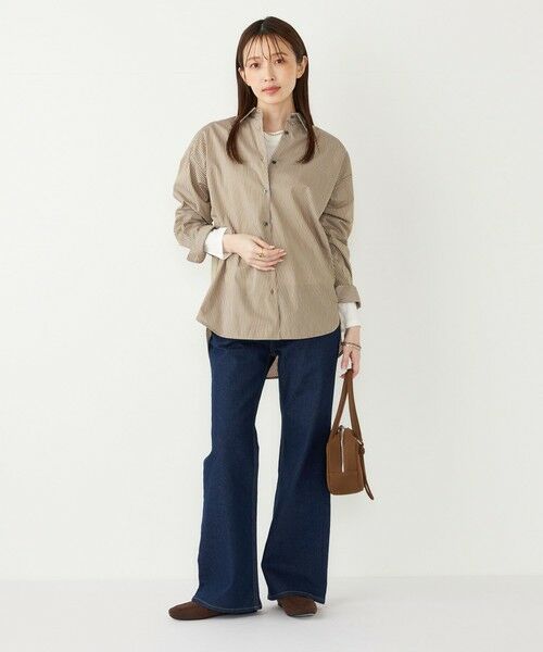 SHIPS / シップス シャツ・ブラウス | SHIPS Colors:〈手洗い可能〉ストライプ オーバー シャツ | 詳細3