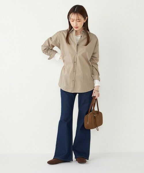 SHIPS / シップス シャツ・ブラウス | SHIPS Colors:〈手洗い可能〉ストライプ オーバー シャツ | 詳細8