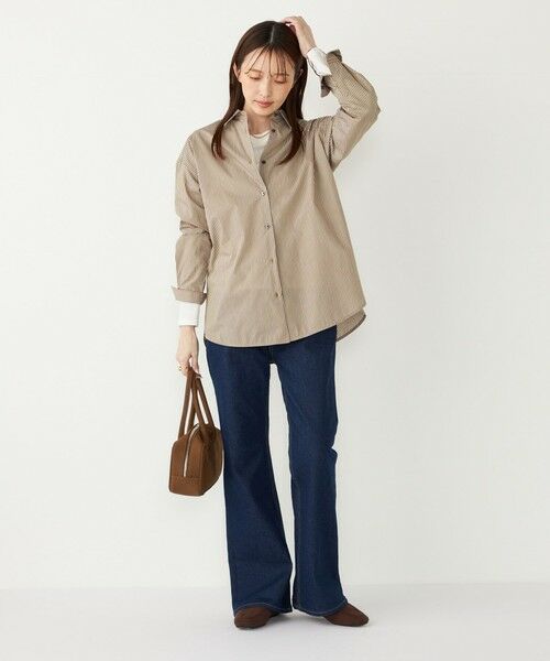 SHIPS / シップス シャツ・ブラウス | SHIPS Colors:〈手洗い可能〉ストライプ オーバー シャツ | 詳細9