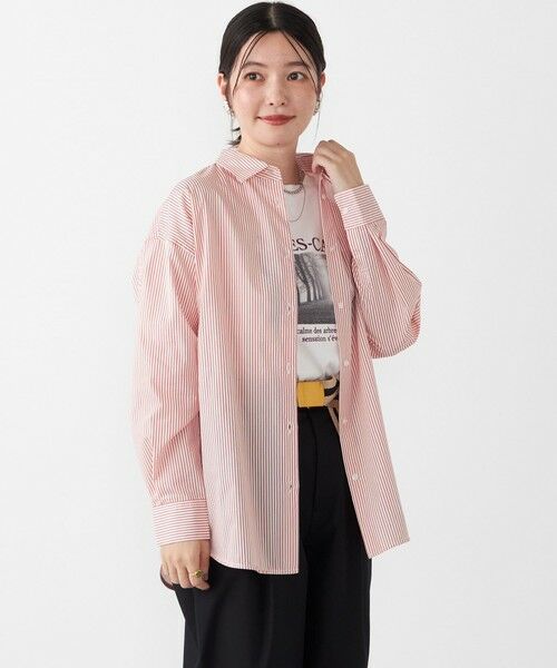 SHIPS / シップス シャツ・ブラウス | SHIPS Colors:〈手洗い可能〉ストライプ オーバー シャツ | 詳細25