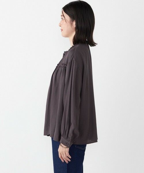 SHIPS / シップス シャツ・ブラウス | SHIPS Colors:〈手洗い可能〉カットオフ フリル シャツ | 詳細4