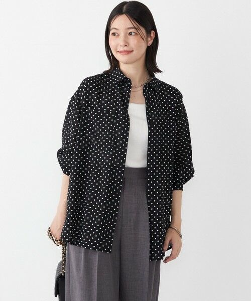 SHIPS / シップス シャツ・ブラウス | SHIPS Colors:〈手洗い可能〉シアー ドット シャツ | 詳細10