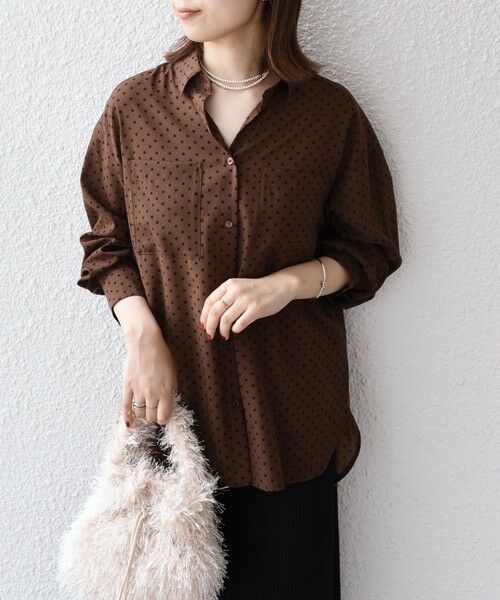 SHIPS / シップス シャツ・ブラウス | SHIPS Colors:〈手洗い可能〉シアー ドット シャツ | 詳細21