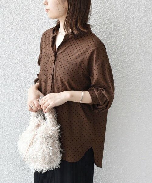 SHIPS / シップス シャツ・ブラウス | SHIPS Colors:〈手洗い可能〉シアー ドット シャツ | 詳細22