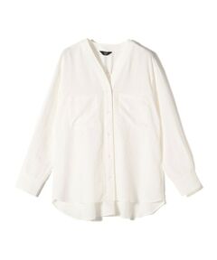 SHIPS / シップス シャツ・ブラウス | SHIPS Colors:〈手洗い可能〉ワッシャー  Vネック ポケット シャツ