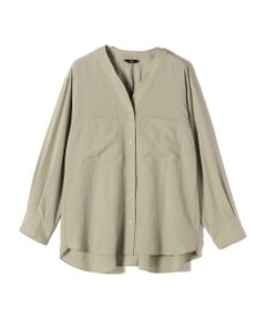 SHIPS / シップス シャツ・ブラウス | SHIPS Colors:〈手洗い可能〉ワッシャー  Vネック ポケット シャツ