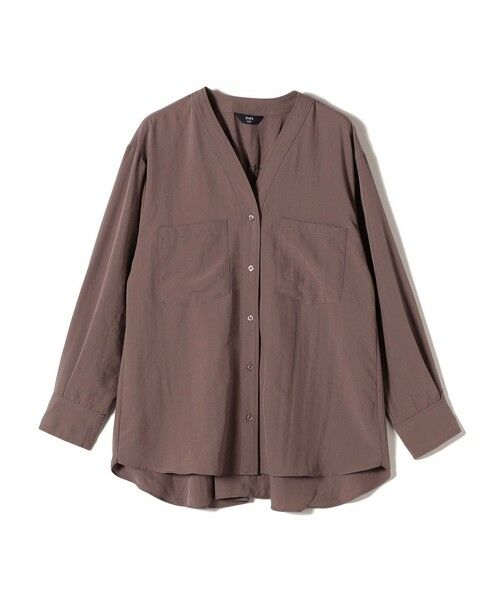 SHIPS / シップス シャツ・ブラウス | SHIPS Colors:〈手洗い可能〉ワッシャー  Vネック ポケット シャツ | 詳細2