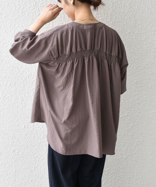 SHIPS / シップス シャツ・ブラウス | SHIPS Colors:〈手洗い可能〉ワッシャー  Vネック ポケット シャツ | 詳細9