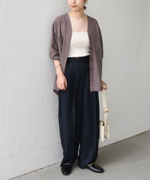 SHIPS / シップス シャツ・ブラウス | SHIPS Colors:〈手洗い可能〉ワッシャー  Vネック ポケット シャツ | 詳細10