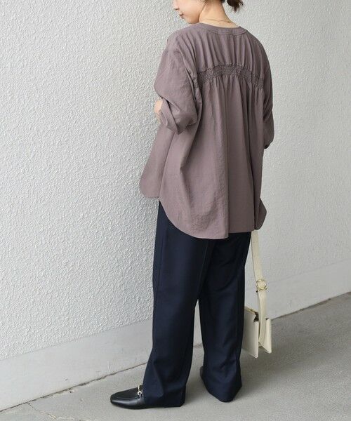 SHIPS / シップス シャツ・ブラウス | SHIPS Colors:〈手洗い可能〉ワッシャー  Vネック ポケット シャツ | 詳細12