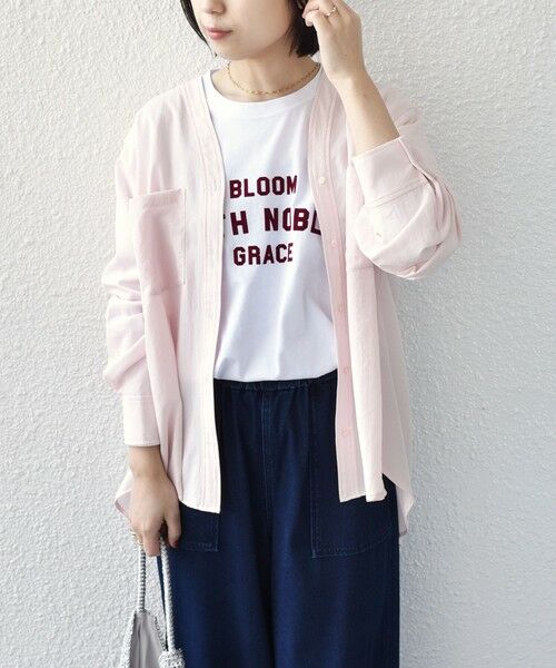 SHIPS / シップス シャツ・ブラウス | 《新色追加・一部追加予約》SHIPS Colors:〈手洗い可能〉ワッシャー ポケット シャツ◆(ピンク)