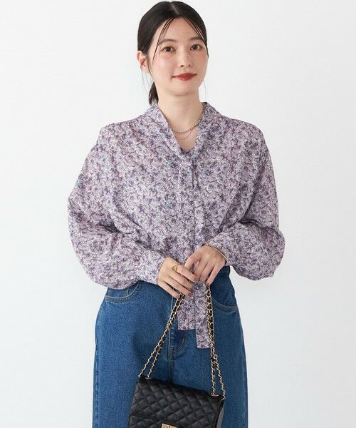 SHIPS / シップス シャツ・ブラウス | SHIPS Colors:〈手洗い可能〉MULHOUSE ボウタイ ブラウス◇ | 詳細13