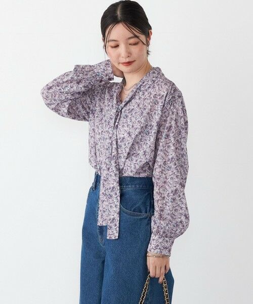 SHIPS / シップス シャツ・ブラウス | SHIPS Colors:〈手洗い可能〉MULHOUSE ボウタイ ブラウス◇ | 詳細14