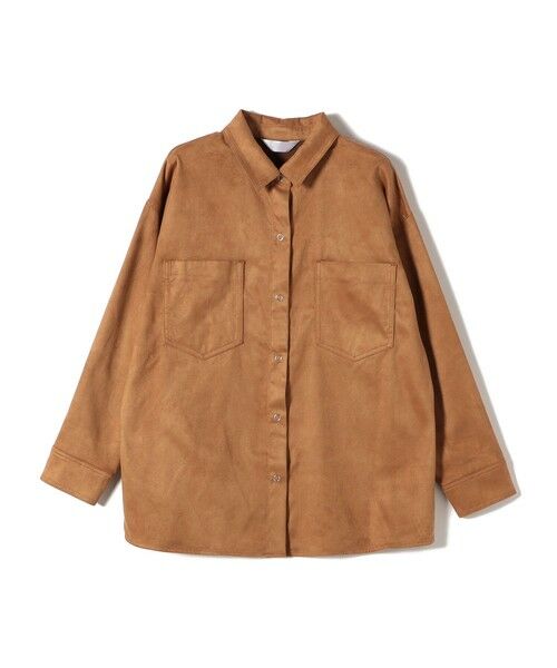 SHIPS / シップス シャツ・ブラウス | SHIPS Colors:フェイクスエード（ポリエステル）シャツ◇ | 詳細1