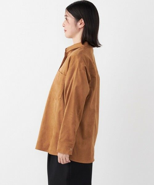 SHIPS / シップス シャツ・ブラウス | SHIPS Colors:フェイクスエード（ポリエステル）シャツ◇ | 詳細8