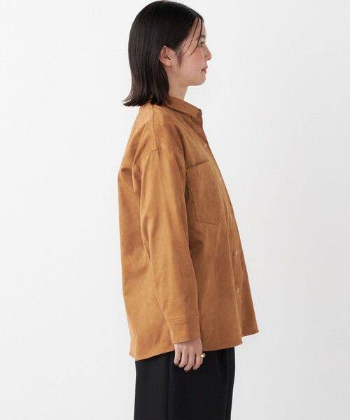 SHIPS / シップス シャツ・ブラウス | SHIPS Colors:フェイクスエード（ポリエステル）シャツ◇ | 詳細10