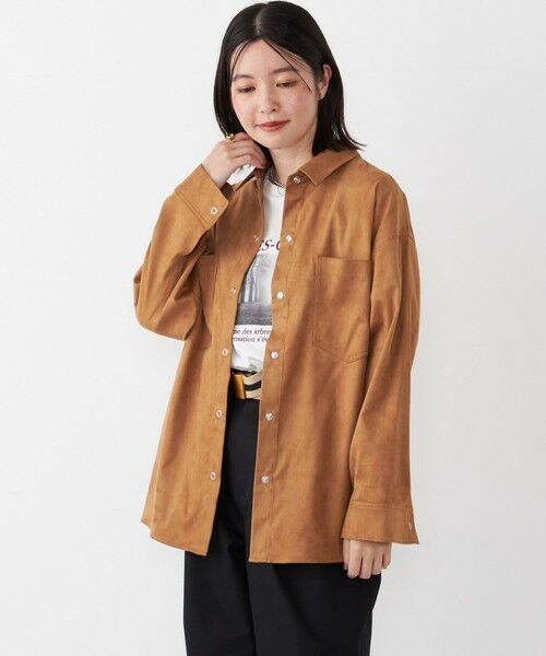 SHIPS / シップス シャツ・ブラウス | SHIPS Colors:フェイクスエード（ポリエステル）シャツ◇ | 詳細12