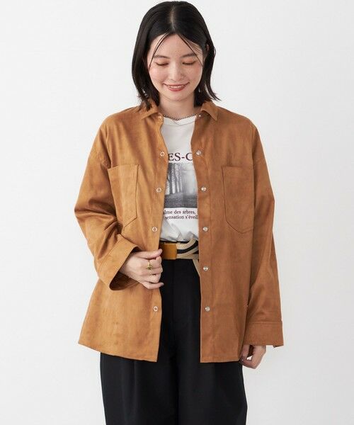 SHIPS / シップス シャツ・ブラウス | SHIPS Colors:フェイクスエード（ポリエステル）シャツ◇ | 詳細13